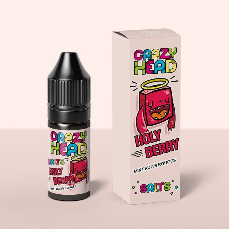 Holy Berry Salt, Flavor Hit, photographié sur fond clair