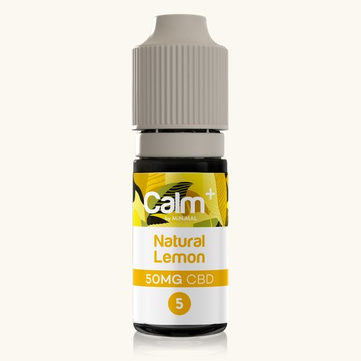 Natural Lemon, Calm +, photographié sur fond clair